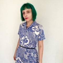 vestido mídi anos 70 - M/G - comprar online