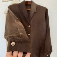 camisa vintage marrom - G/GG - Roupas, decoração e acessórios VINTAGE - Legado Brechó