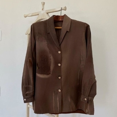 camisa vintage marrom - G/GG na internet