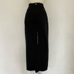 calça jeans preta vintage - 34/36