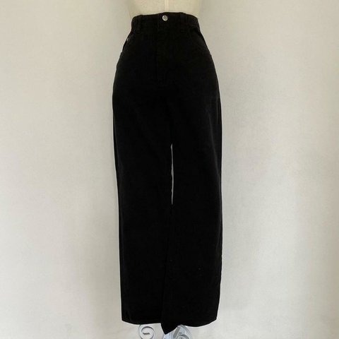 calça jeans preta vintage - 34/36