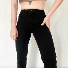 calça jeans preta vintage - 34/36 - Roupas, decoração e acessórios VINTAGE - Legado Brechó