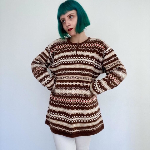 tricot étnico importado - P ao G