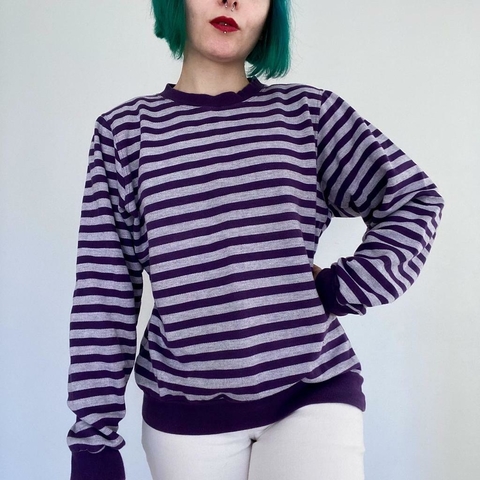 moletom listrado - P/M