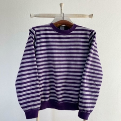moletom listrado - P/M - Roupas, decoração e acessórios VINTAGE - Legado Brechó
