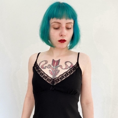 Imagem do vestido de alcinhas preto - M