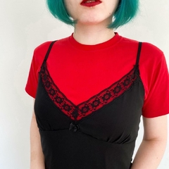 vestido de alcinhas preto - M - Roupas, decoração e acessórios VINTAGE - Legado Brechó