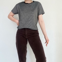 Imagem do mom jeans vintage marrom - 38