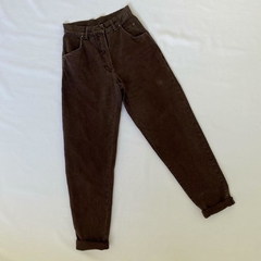 mom jeans vintage marrom - 38 - comprar online