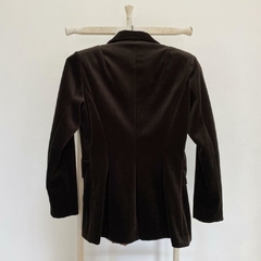 blazer vintage em veludo - P na internet