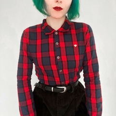 camisa xadrez - P