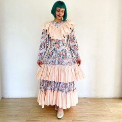 vestido típico floral - M - Roupas, decoração e acessórios VINTAGE - Legado Brechó
