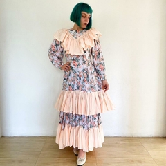 vestido típico floral - M na internet
