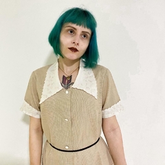 camisola vintage com botões - P/M na internet
