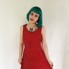 vestido rockabilly retro - PP/P