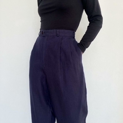 calça alfaiataria em linho - 44/46