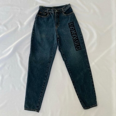 mom jeans vintage pakalolo - 38/40 - Roupas, decoração e acessórios VINTAGE - Legado Brechó