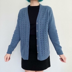 cardigan tricot lorena - P/M - Roupas, decoração e acessórios VINTAGE - Legado Brechó