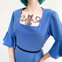 vestido mídi vintage - 38/40 - loja online