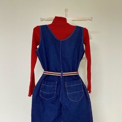 jardineira jeans vintage - 40/42 - Roupas, decoração e acessórios VINTAGE - Legado Brechó