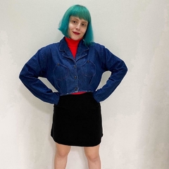 jaqueta cropped vintage - M - loja online