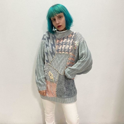 tricozão bordado gina peters