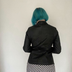 jaqueta preta couro legítimo - PP - Roupas, decoração e acessórios VINTAGE - Legado Brechó