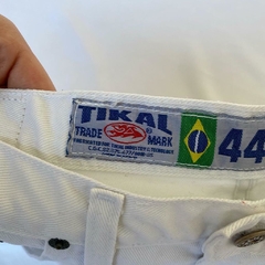 mom jeans vintage branca - 42