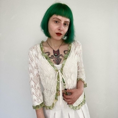 tricot com babadinhos - P - Roupas, decoração e acessórios VINTAGE - Legado Brechó