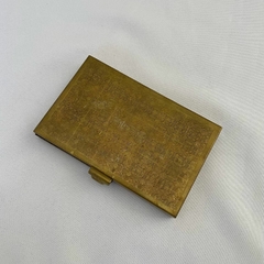 antiga minaudiére em metal dourado - comprar online