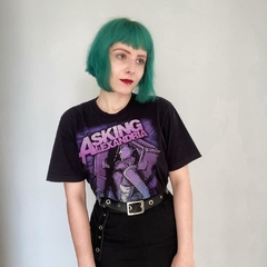 camiseta asking alexandria - PP/M na internet