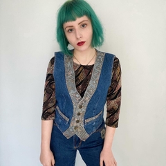 colete jeans anos 80 - M/G - Roupas, decoração e acessórios VINTAGE - Legado Brechó