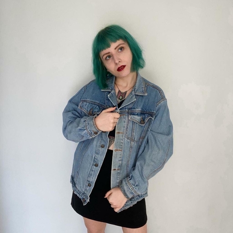 jaquetona jeans vintage - P ao G