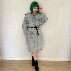 sobretudo jeans vintage - P ao G