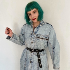 Imagem do sobretudo jeans vintage - P ao G