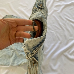 sobretudo jeans vintage - P ao G - Roupas, decoração e acessórios VINTAGE - Legado Brechó
