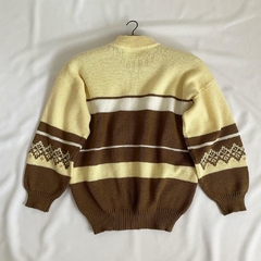 Imagem do tricot vintage floral - P ao G