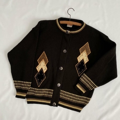 tricot preto vintage - P ao G - loja online