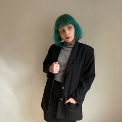 blazer preto vintage - G - comprar online