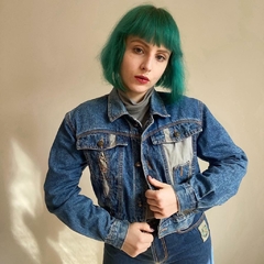 jaqueta cropped vintage - M na internet