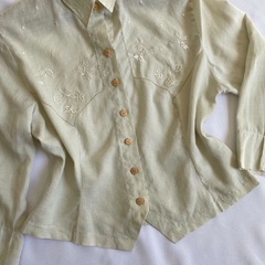 camisa vintage bordada - P/M - Roupas, decoração e acessórios VINTAGE - Legado Brechó