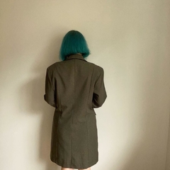 blazer alongado retrô - G - loja online