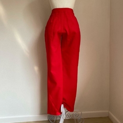 calça social vermelha - 34/36 - Roupas, decoração e acessórios VINTAGE - Legado Brechó