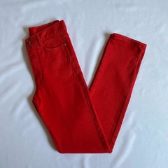 skinny vermelha vintage - 36