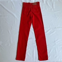 skinny vermelha vintage - 36 - loja online