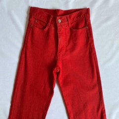 skinny vermelha vintage - 36 - Roupas, decoração e acessórios VINTAGE - Legado Brechó