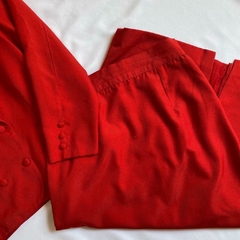 conjunto vermelho alfaiataria - 40/42 - Roupas, decoração e acessórios VINTAGE - Legado Brechó