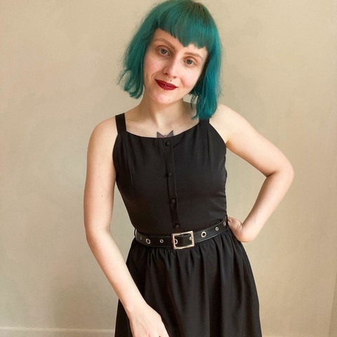 vestido preto lolla - P