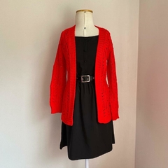 tricot vermelho alongado - PP/P