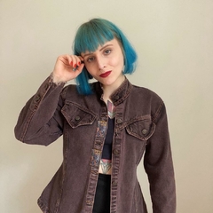 Imagem do jaqueta jeans vintage marrom - P/M